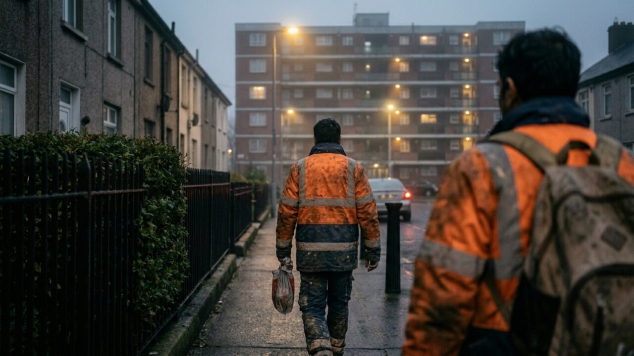 Carregar cimento nas obras da Irlanda paga R$ 21 mil e ofusca o esforço de nutricionistas diplomados