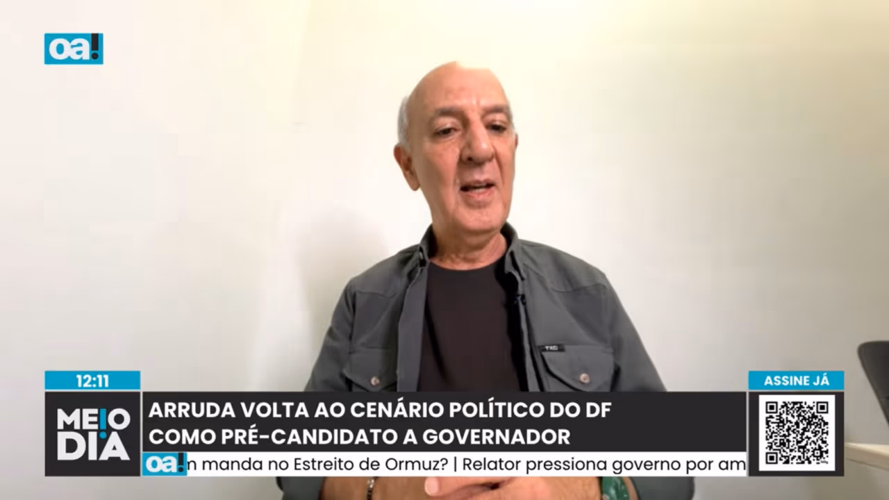 Arruda aposta em candidatura e diz confiar no STF