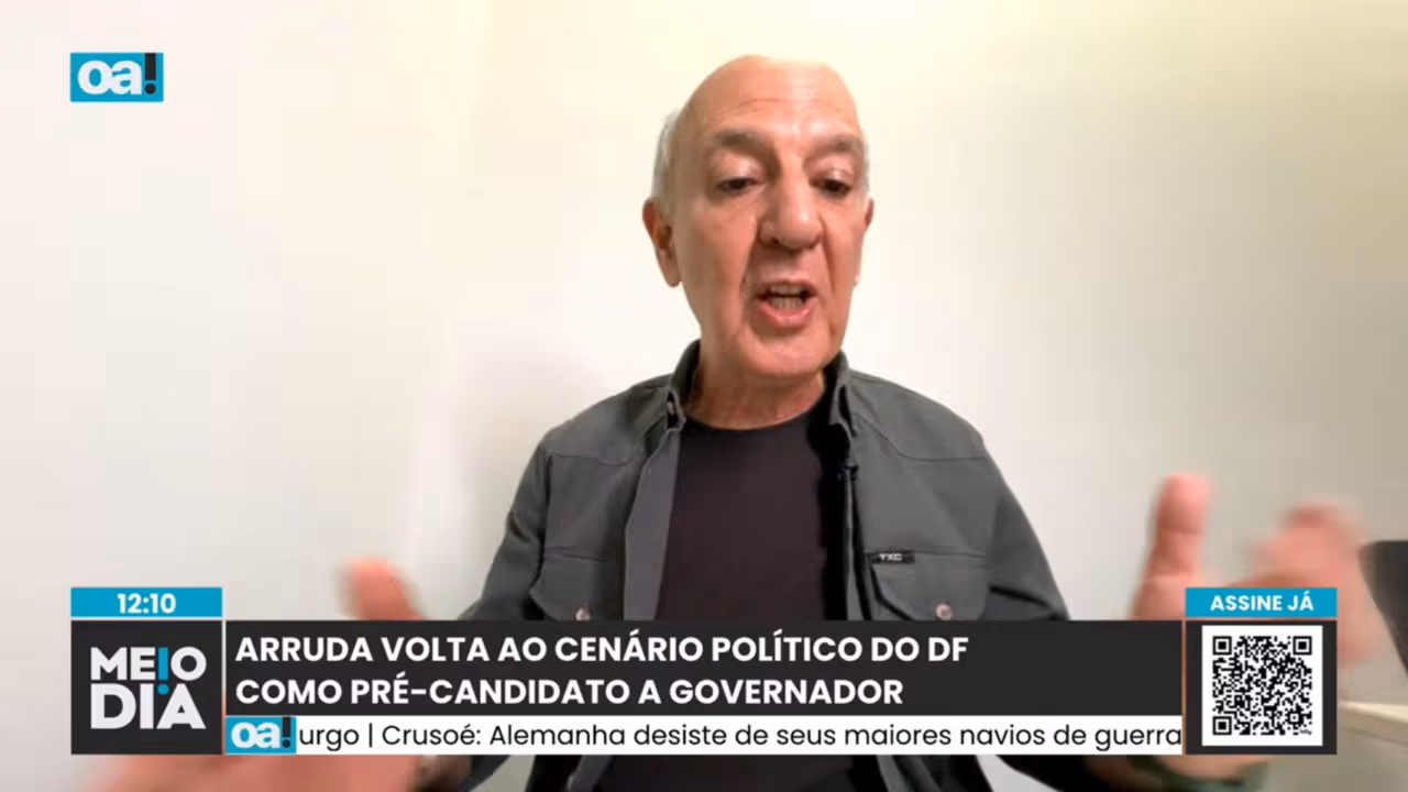Arruda vê Caiado pronto para a Presidência da República