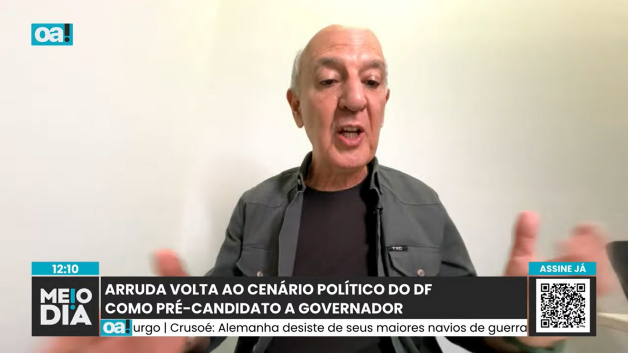 Arruda vê Caiado pronto para a Presidência da República
