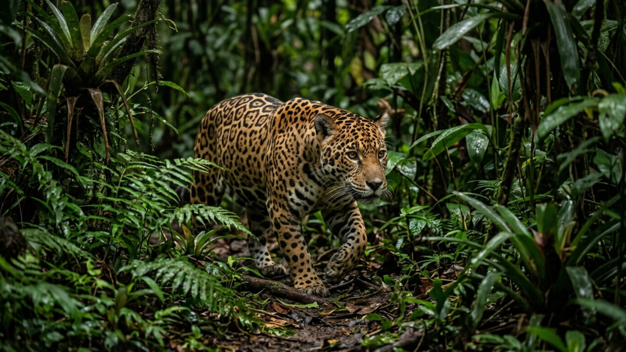 Pesando até 135 kg e dona da mordida mais esmagadora em proporção ao tamanho entre os felinos, a rainha das florestas brasileiras consegue perfurar cascas de tartaruga
