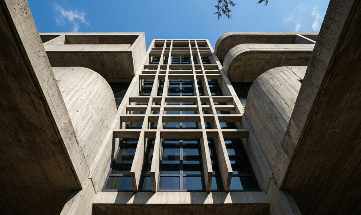 Construído em 1963, dentro do campus da Universidade de Harvard, o prédio de concreto é a única obra assinada pelo gênio Le Corbusier nos EUA