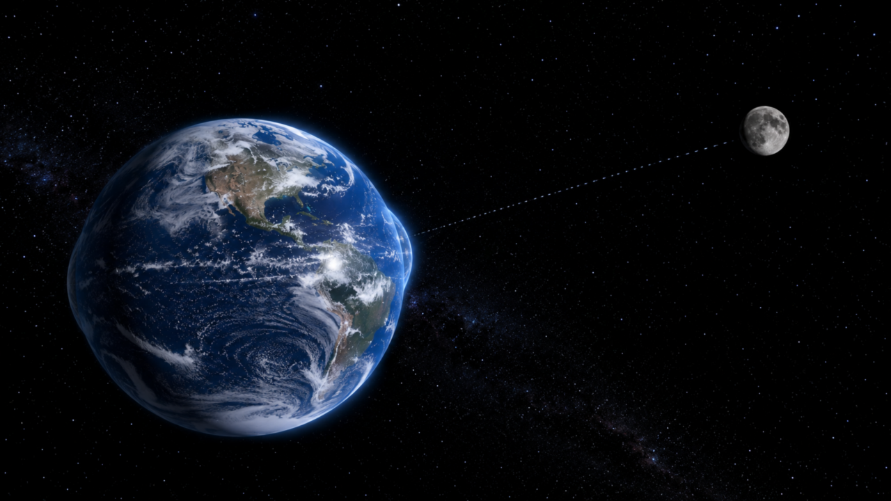 A Lua se afasta da Terra e está alongando os dias lentamente há bilhões de anos
