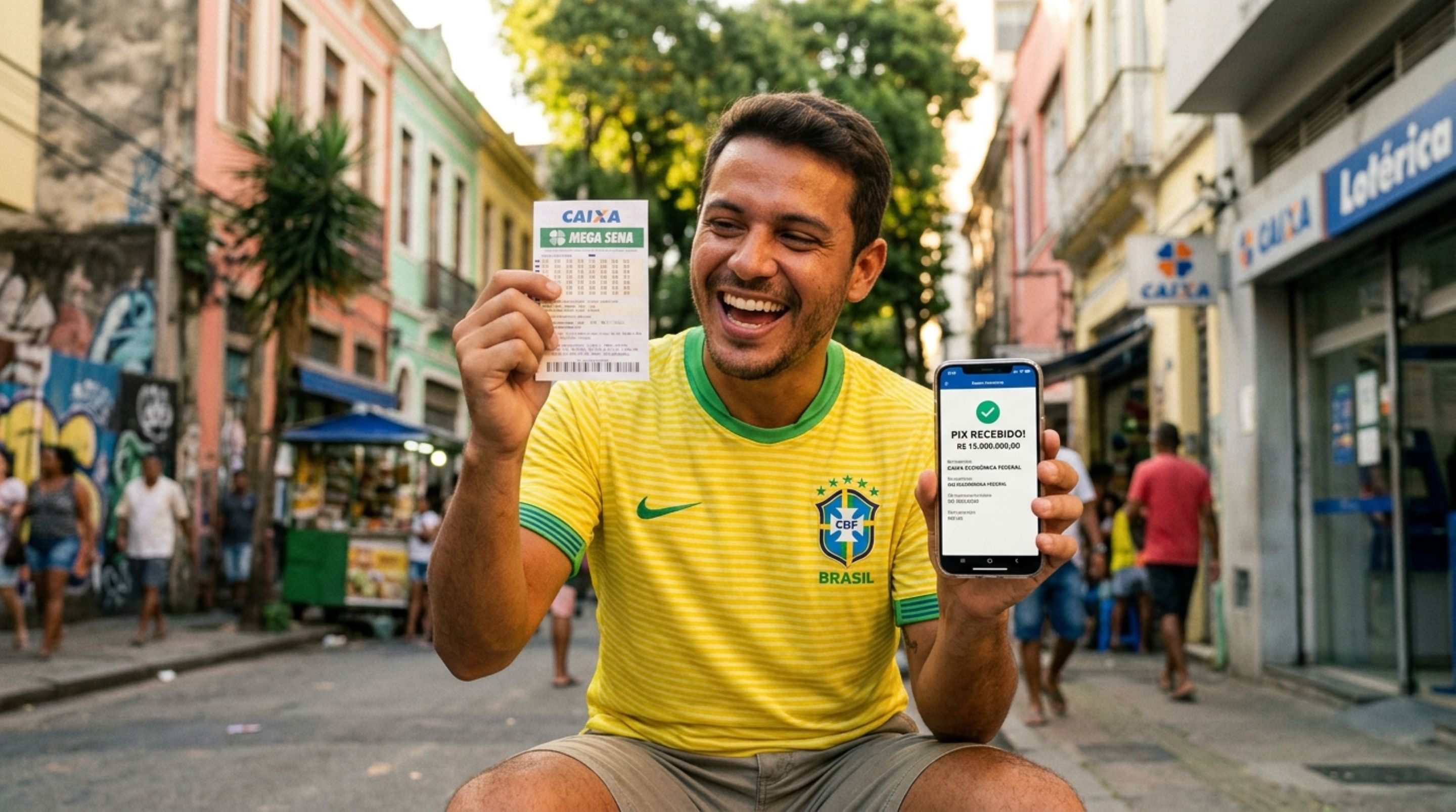 Brasileiro sai de aposta online a prêmio milionário e acorda