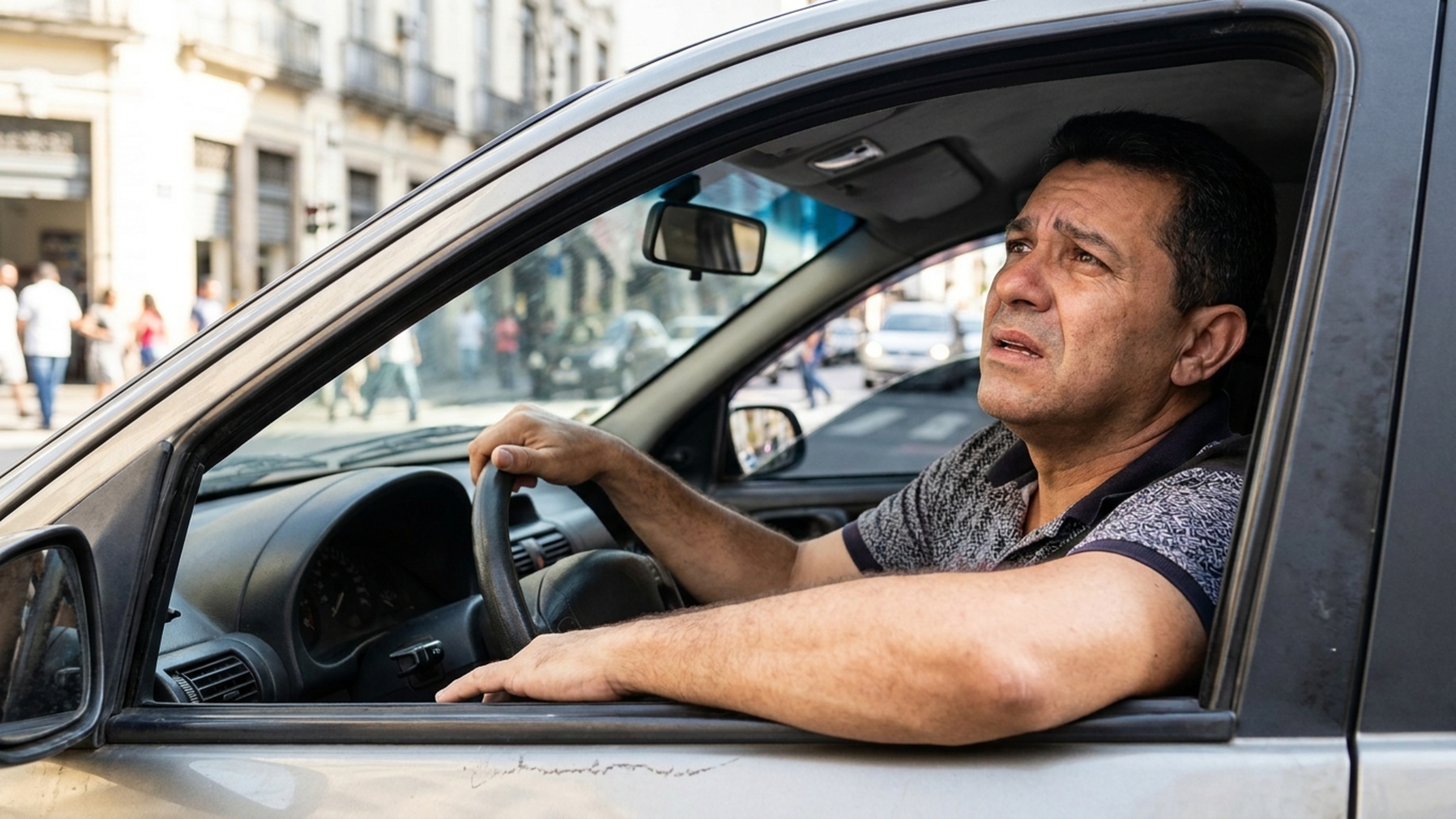 Aquele costume inocente de dirigir com o braço apoiado na janela custa pontos na CNH e pesa no bolso