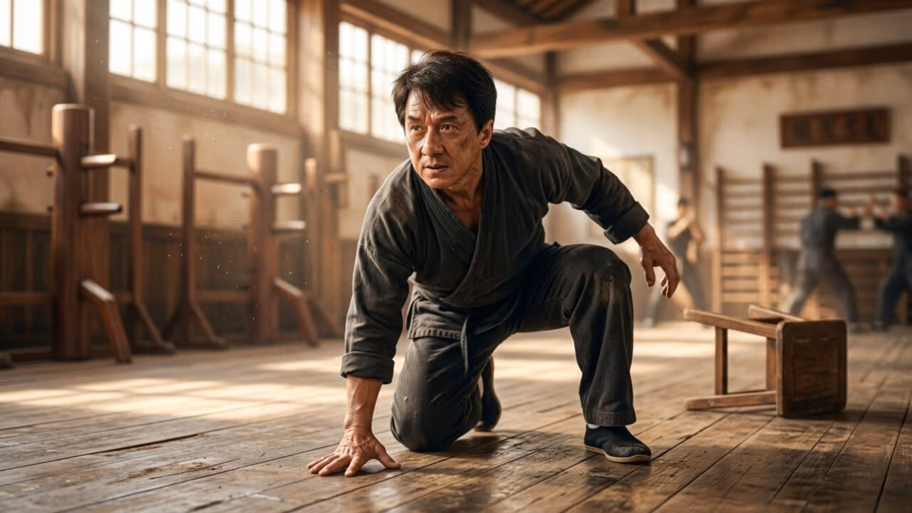 Jackie Chan “A vida sempre vai nos derrubar, mas somos nós que escolhemos se queremos ficar em pé ou não”.