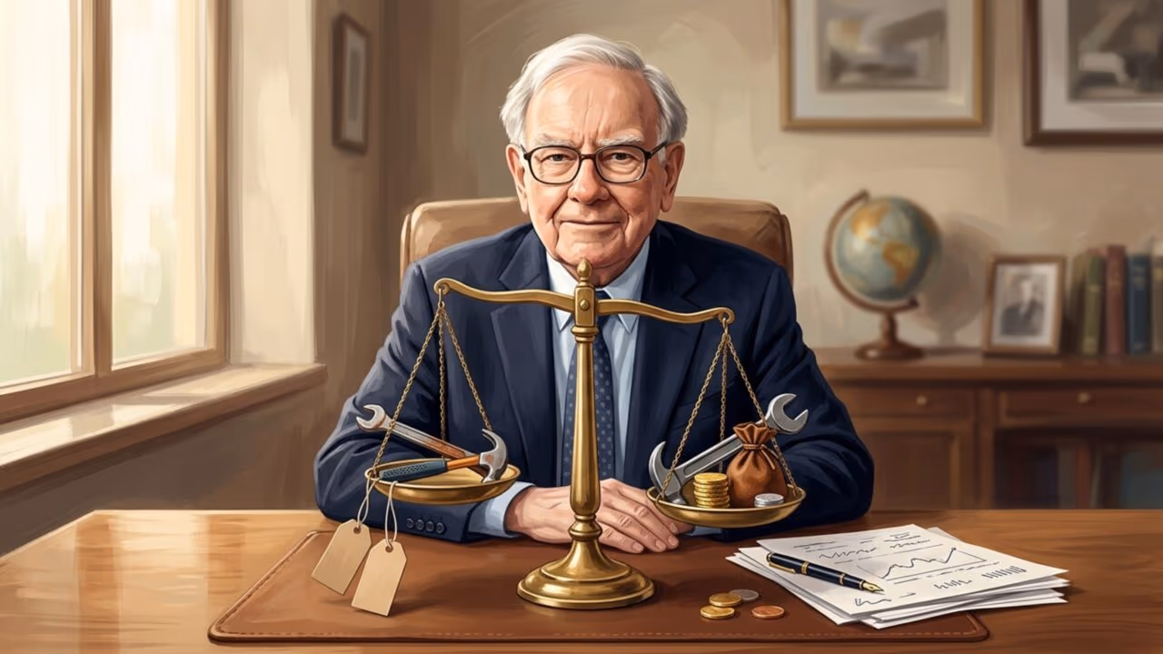 Warren Buffett, investidor que separava preço visível de valor real escondido nas coisas: “Preço é o que você paga; valor é o que você recebe”