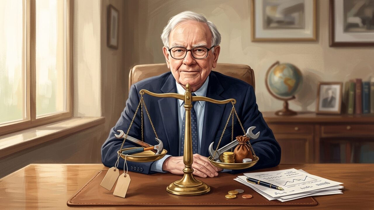 Warren Buffett, investidor que separava preço visível de valor real escondido nas coisas: “Preço é o que você paga; valor é o que você recebe”