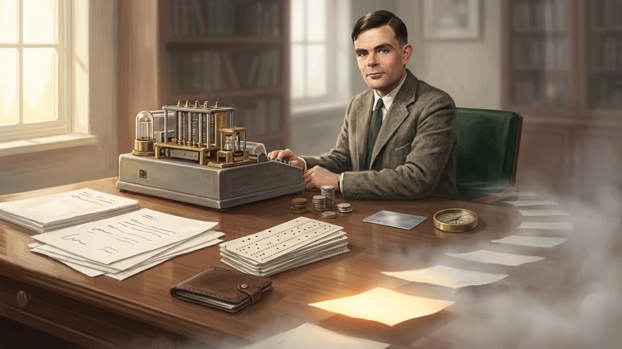 Alan Turing, matemático que abriu caminho para as máquinas pensarem quando o mundo ainda mal entendia a pergunta: “Só podemos ver uma curta distância à frente, mas vemos muito que precisa ser feito”