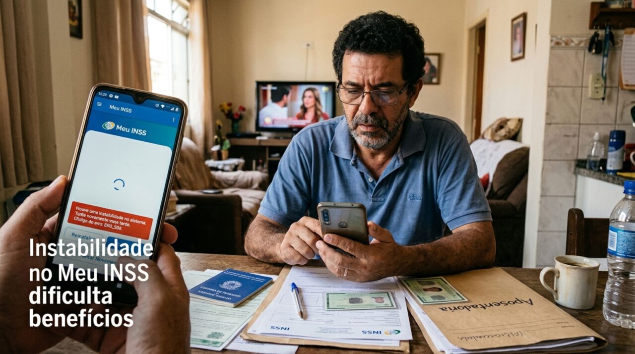 Erro no Meu INSS altera resultado do benefício e causa lentidão na fila de espera