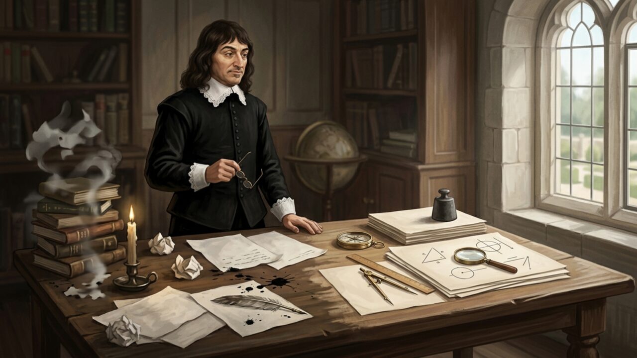 René Descartes ensinava há mais de 300 anos: “Para fortalecer a mente, primeiro é preciso aprender a duvidar”