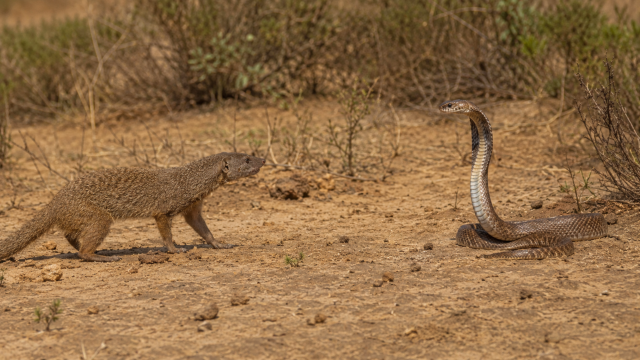 O mamífero pequeno que enfrenta cobras venenosas como se tivesse nascido para o risco