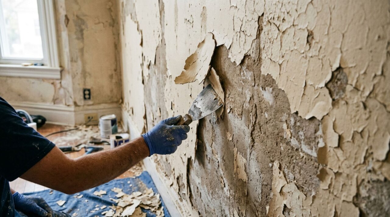 Adeus parede descascando: como resolver e o que pode ser mesmo após pintura nova