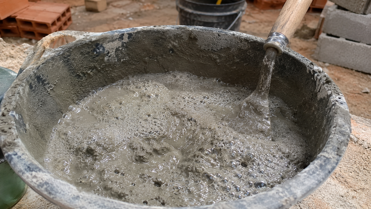 Colocar detergente na massa é gambiarra ou truque de obra?