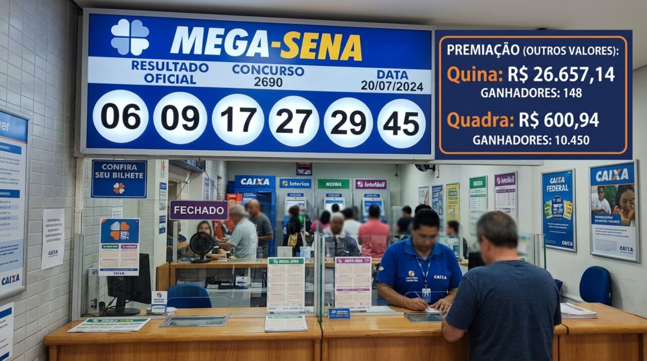 Organizadores da Mega-Sena emitem comunicado para quem apostou na terça-feira