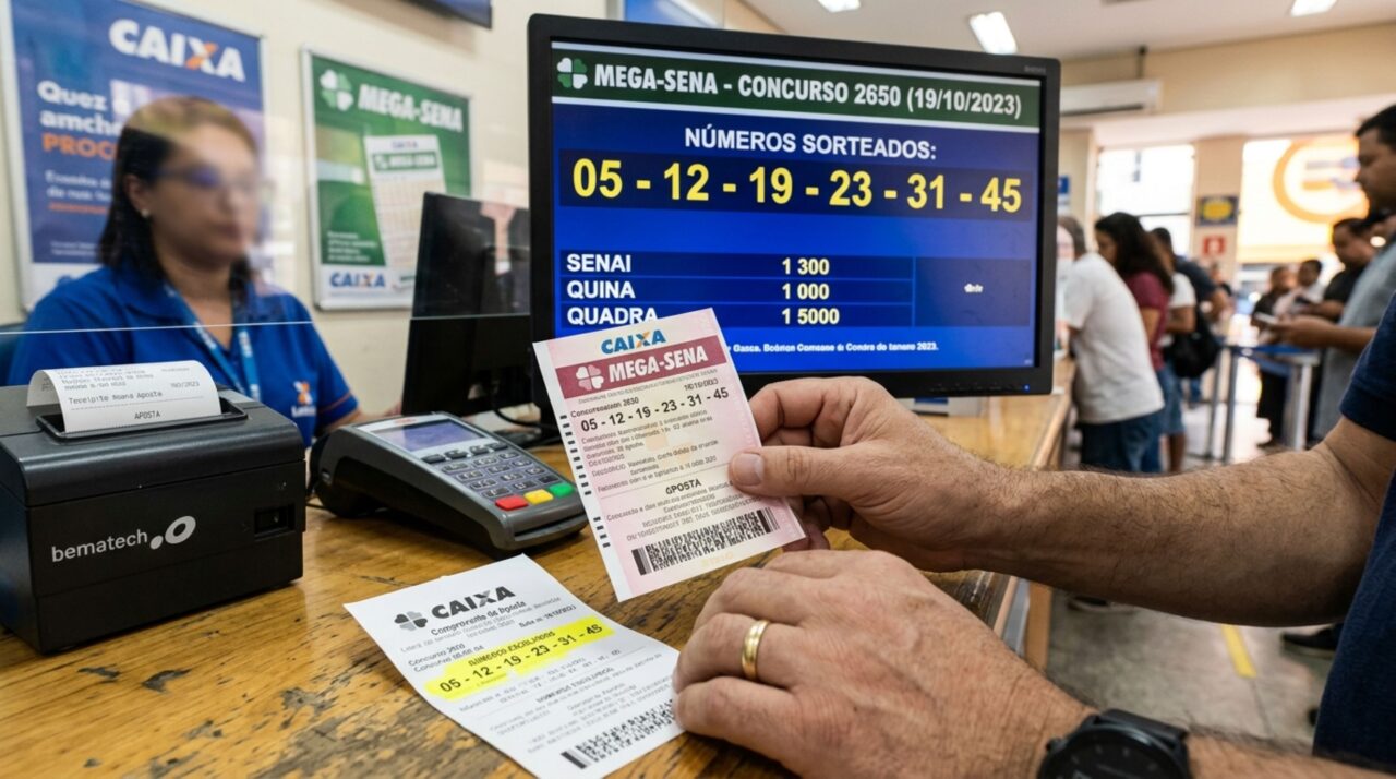 Comunicado da Mega-Sena indica prêmio milionário nesta quinta-feira