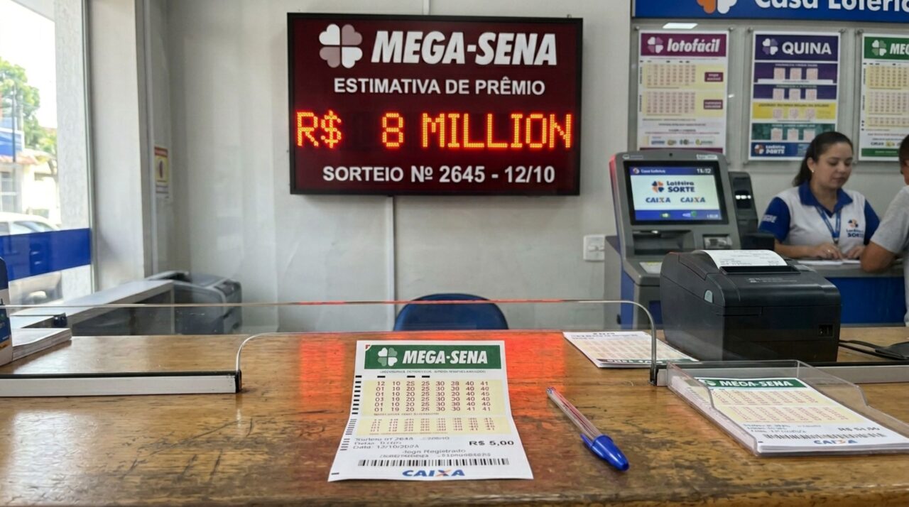 Comunicado da Mega-Sena indica prêmio milionário nesta quinta-feira