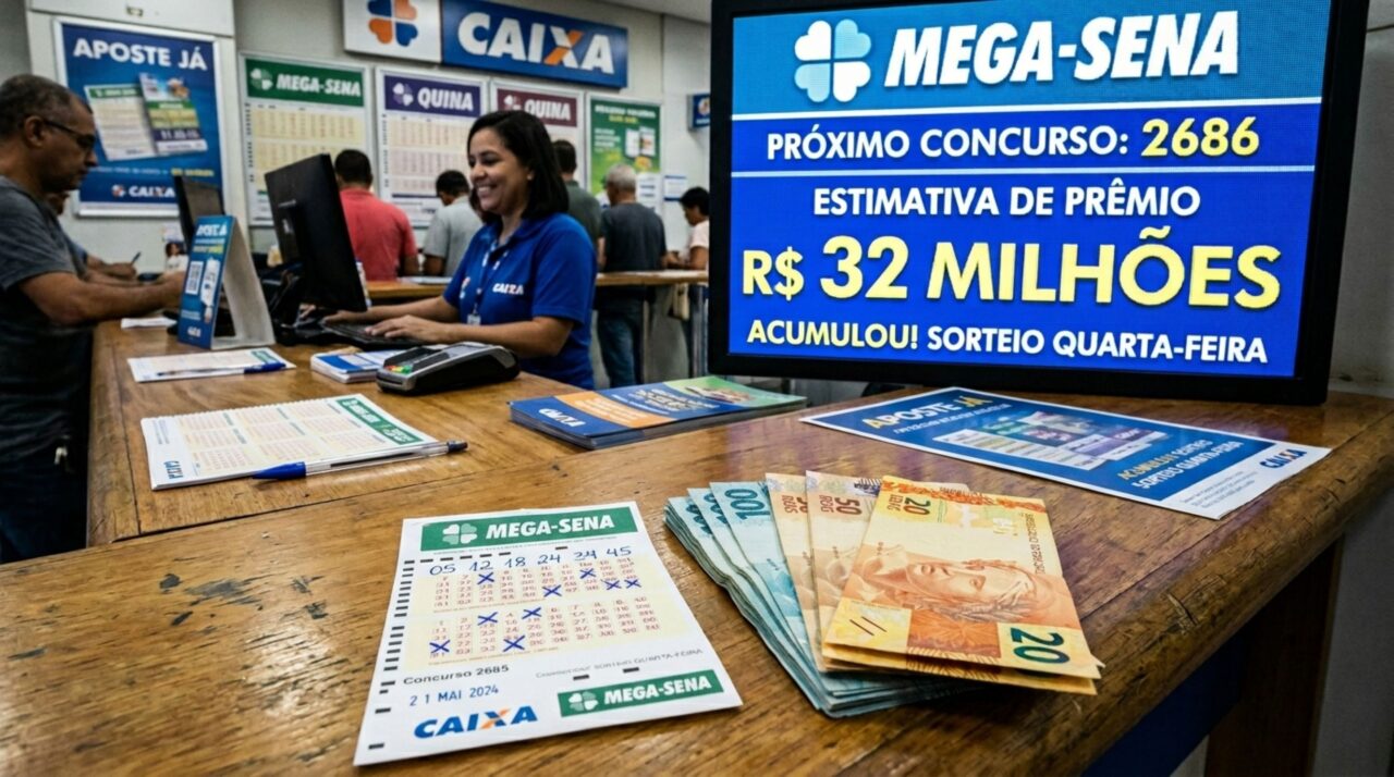 Organizadores da Mega-Sena anunciam comunicado para apostadores do sorteio de sábado (06)