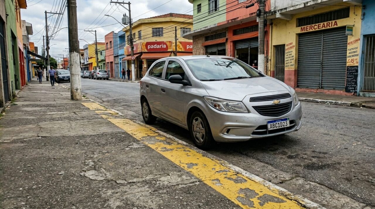 Faixa amarela pintada no meio-fio vale sem placa? Quando a proibição pode ser questionada