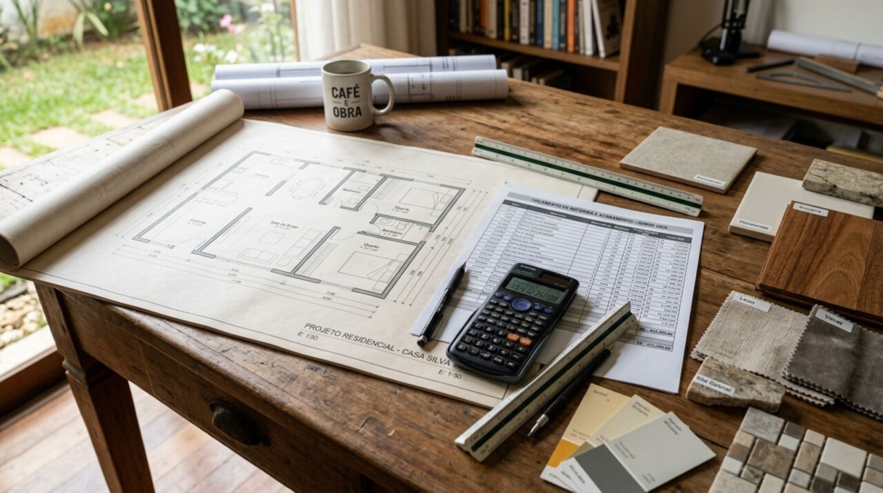 Quanto custa construir uma casa de médio-alto padrão com 125 m² em 2026?