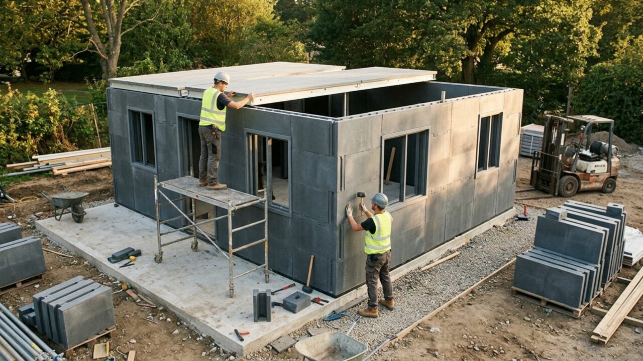 Adeus, obra longa e demorada: a nova tendência que permite construir uma casa em 5 dias e gastando menos