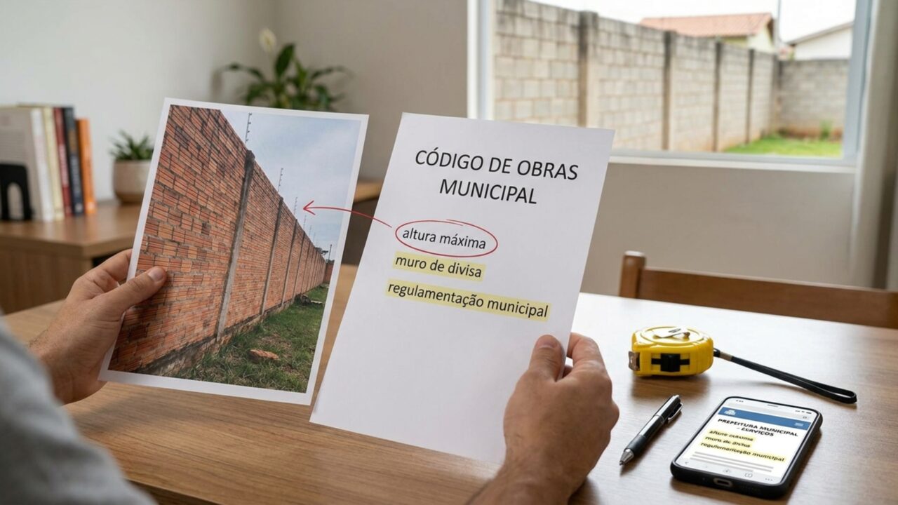 O que diz a lei sobre o vizinho que faz um muro acima da altura permitida?