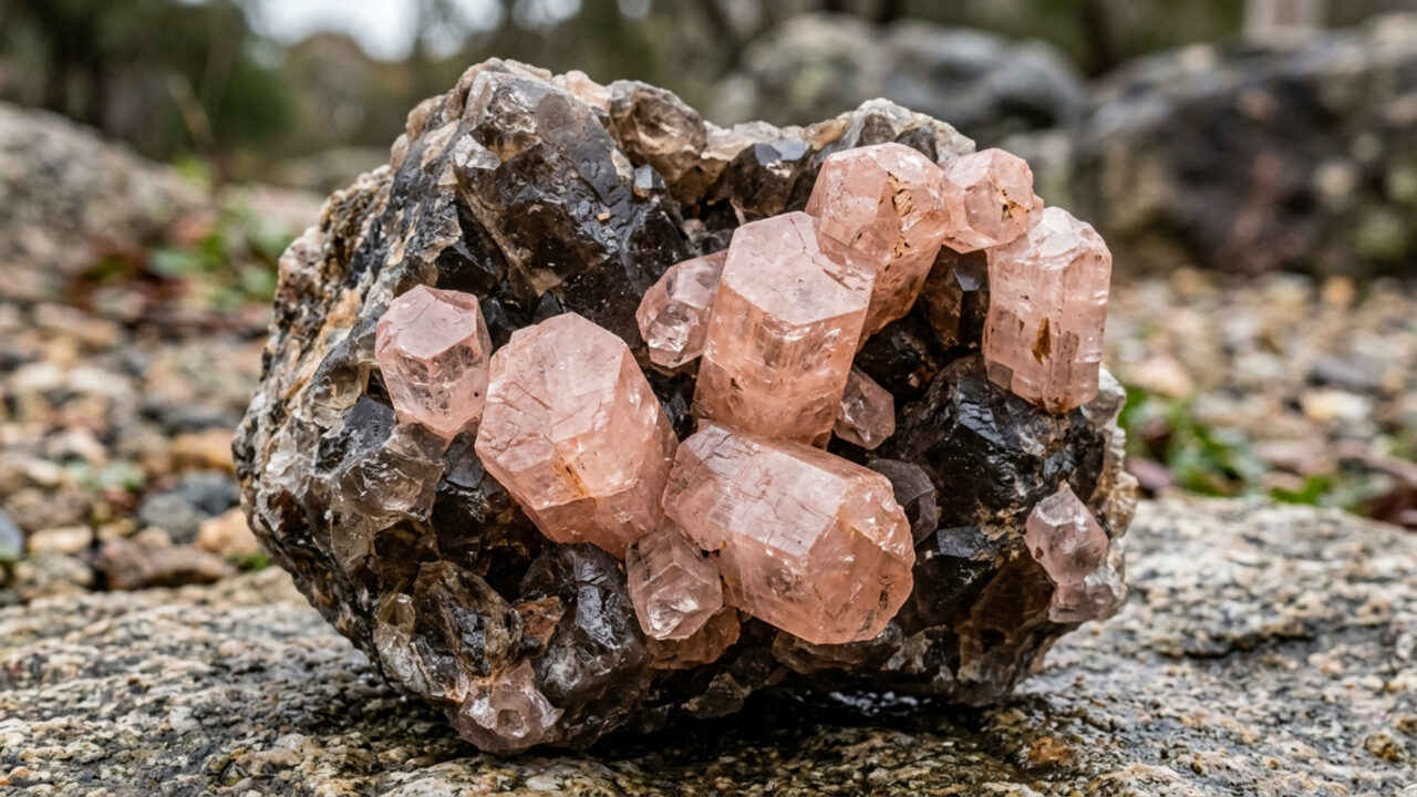 Esqueça o quartzo rosa, pois este bérilo de 1910 brilha com tons pastéis de pêssego sendo uma das gemas mais delicadas e cobiçadas
