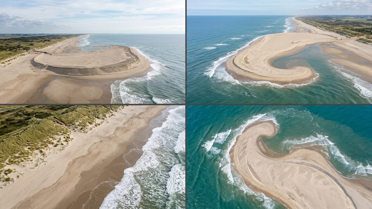 Para impedir que o mar engula as praias, os Países Baixos despejaram mais de 20 milhões de metros cúbicos de areia no oceano e confiaram à natureza para reconstrução das dunas e da faixa de areia