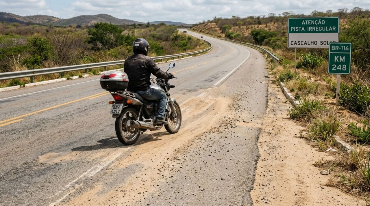 Motociclistas: o que significa quando eles apontam para o chão enquanto pilotam?