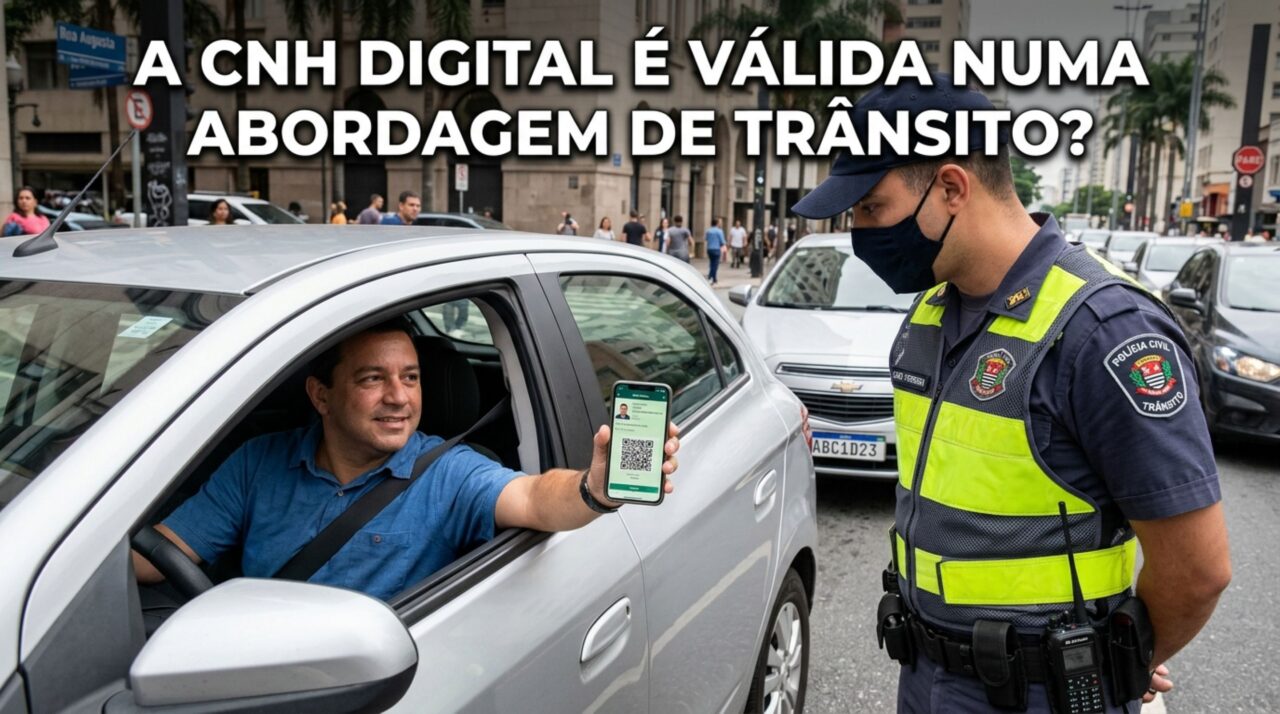 Tenho somente a CNH digital comigo: como sair dessa?