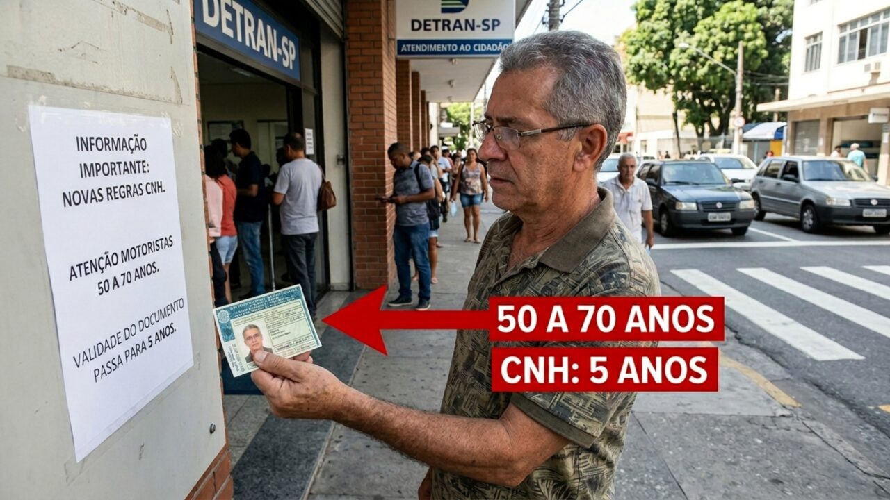 Motoristas de 50, 60 e 70 anos devem saber desta regra da CNH em vigor