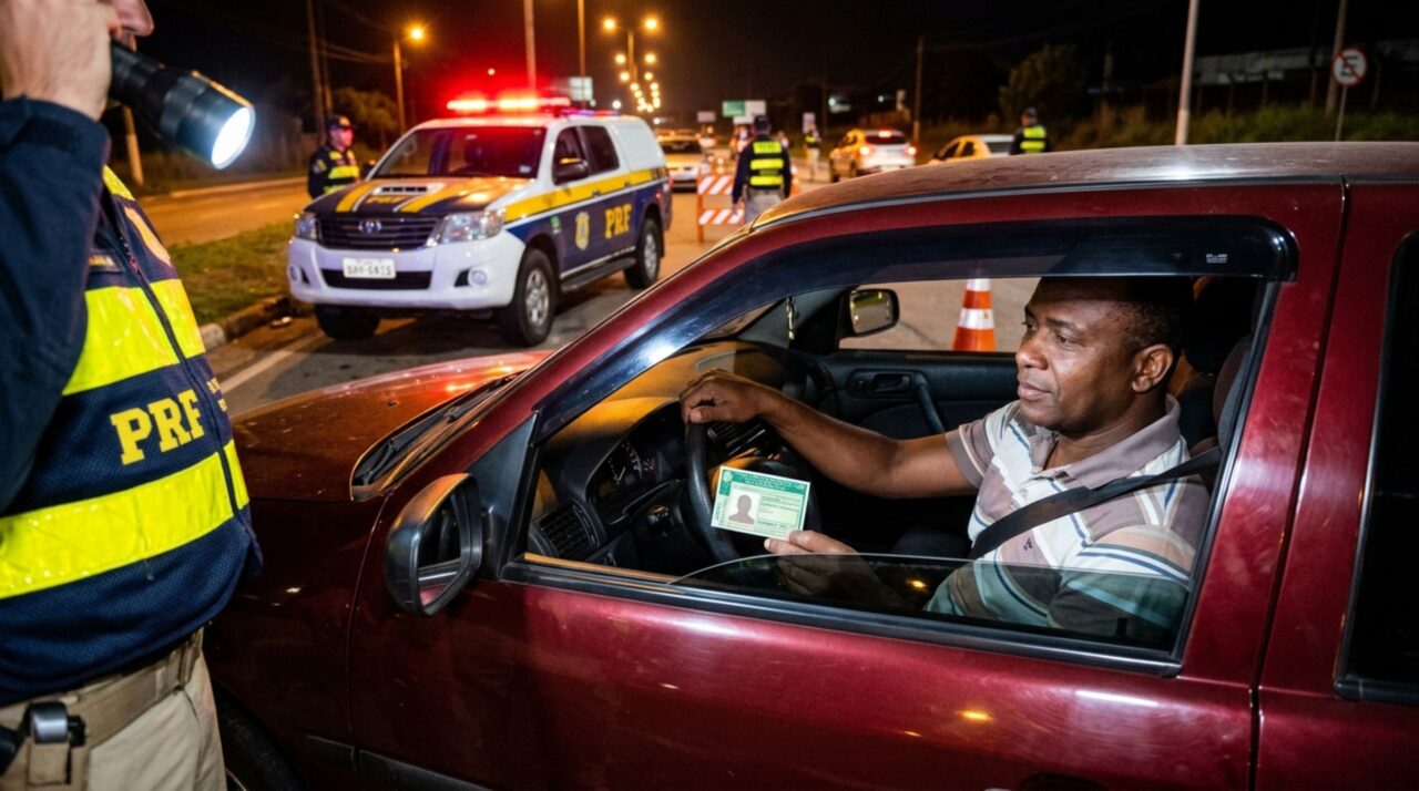 Nunca entregue seus documentos fora do carro em uma blitz: o que fazer no lugar