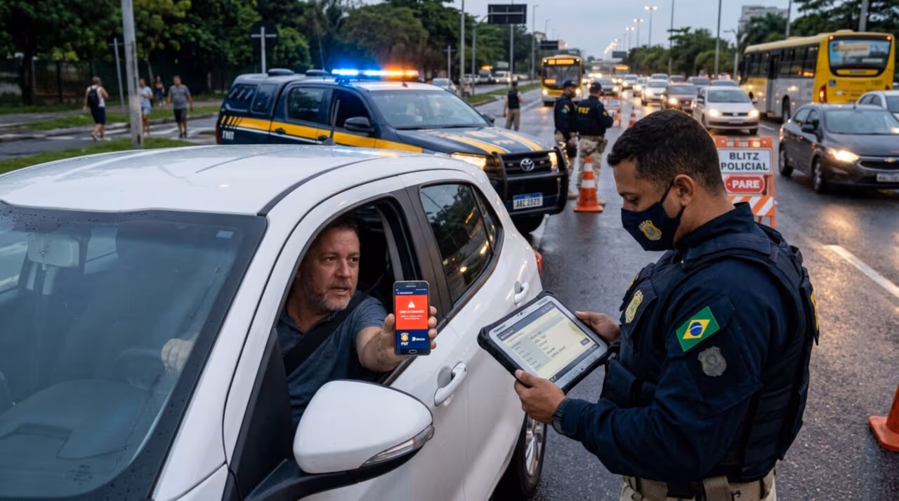 Documento digital não abriu na blitz: o que fazer nessa situação?