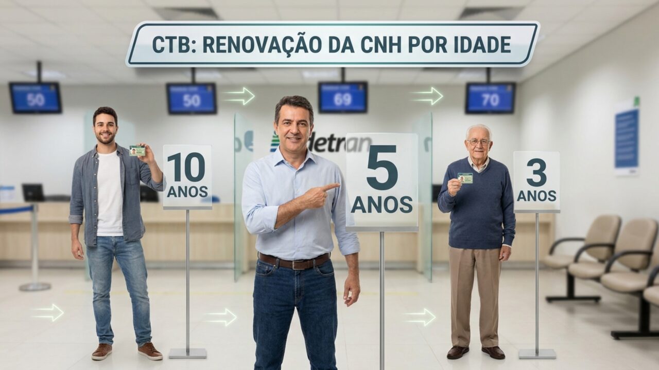 Motoristas com mais de 50 anos podem perder a CNH com nova regra do CTB