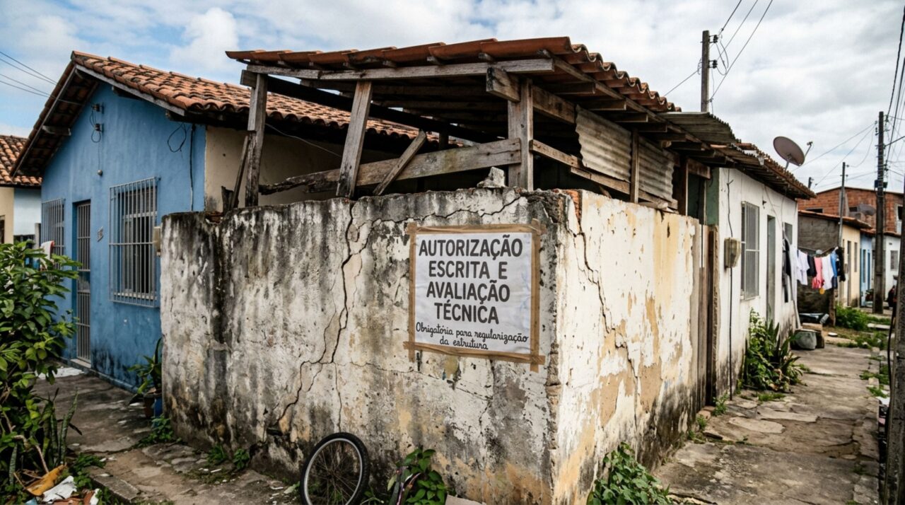 Construção colada no muro do vizinho pode ser demolida e causar prejuízo