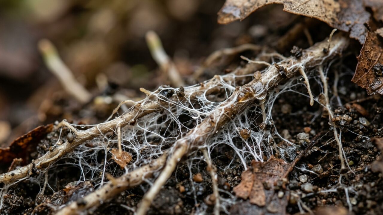 Como uma rede de fungos subterrânea permite que as árvores de uma floresta conversem e alimentem umas às outras