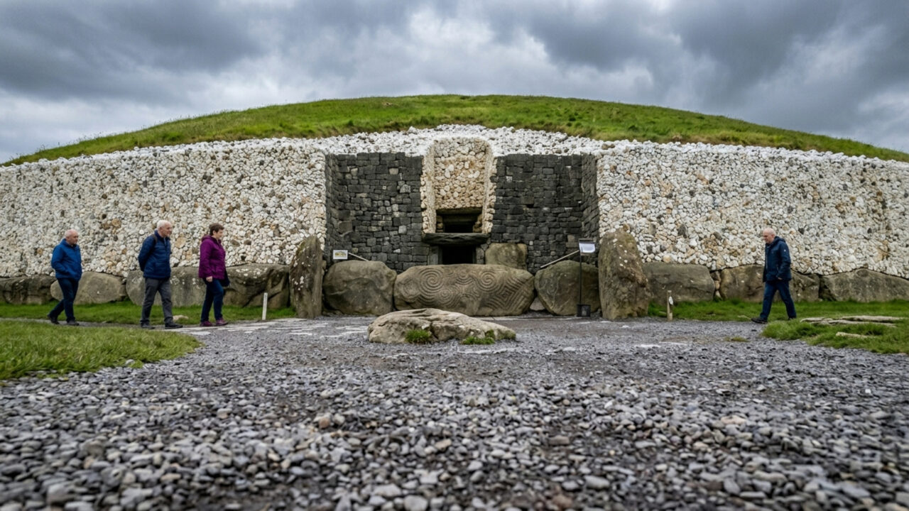 Um alinhamento astronômico perfeito ilumina a tumba de 5.200 anos apenas durante o solstício de inverno através de uma abertura de pedra única