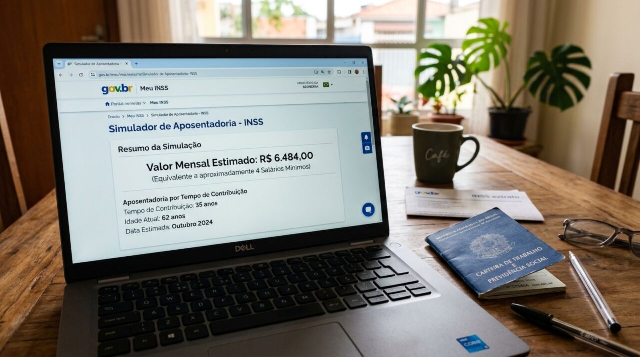 Quanto contribuir ao INSS para receber quatro salários mínimos na aposentadoria?