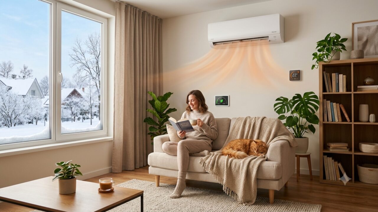 O que é um ar condicionado de ciclo reverso e como manter a temperatura perfeita durante inverno e se manter aquecido sem aumentar a conta de energia