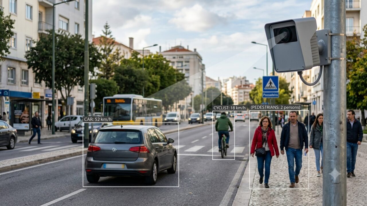 O radar de trânsito já não serve só para apanhar excessos de velocidade: nova tecnologia detecta pessoas e veículos em qualquer ambiente