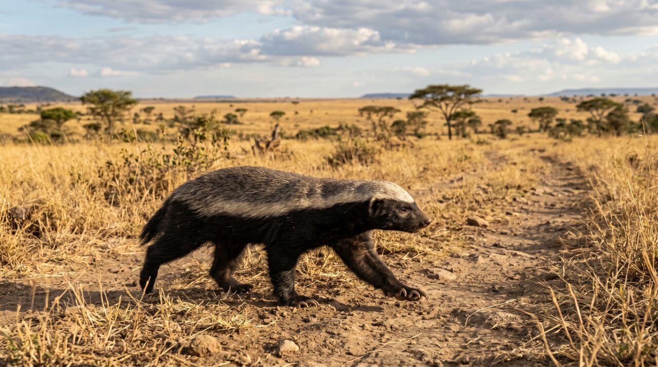 O mamífero de aparência dócil que não teme leões, resiste a picadas de cobras letais e enfrenta qualquer ameaça na savana