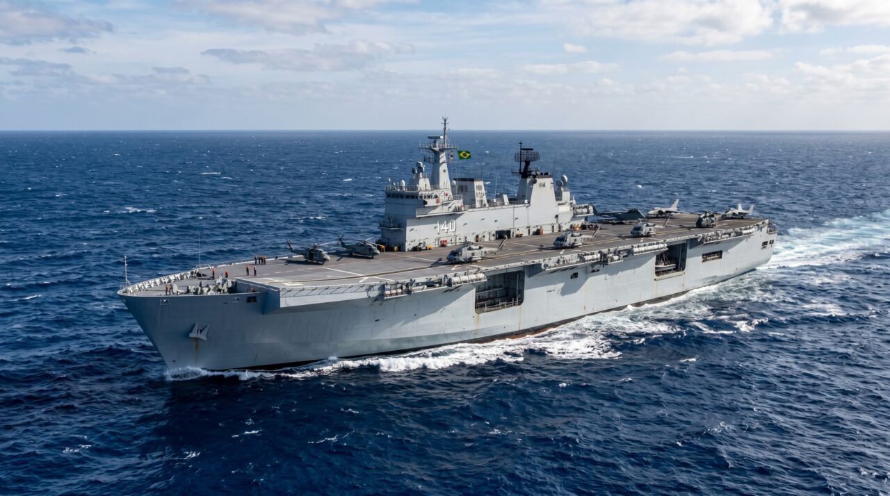 O maior navio de guerra da América do Sul que redefiniu completamente a capacidade de projeção marítima do Brasil