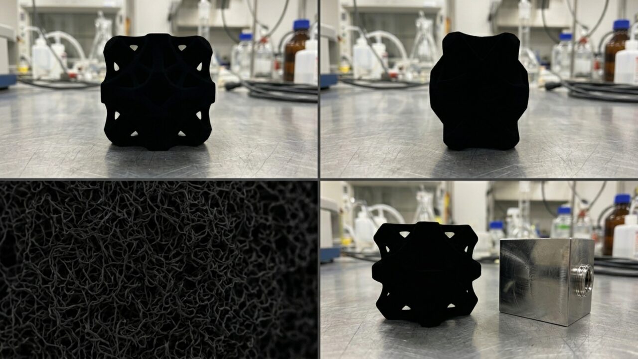 Dez vezes mais escura que o Vantablack: a malha nanométrica que faz objetos 3D parecerem sombras recortadas