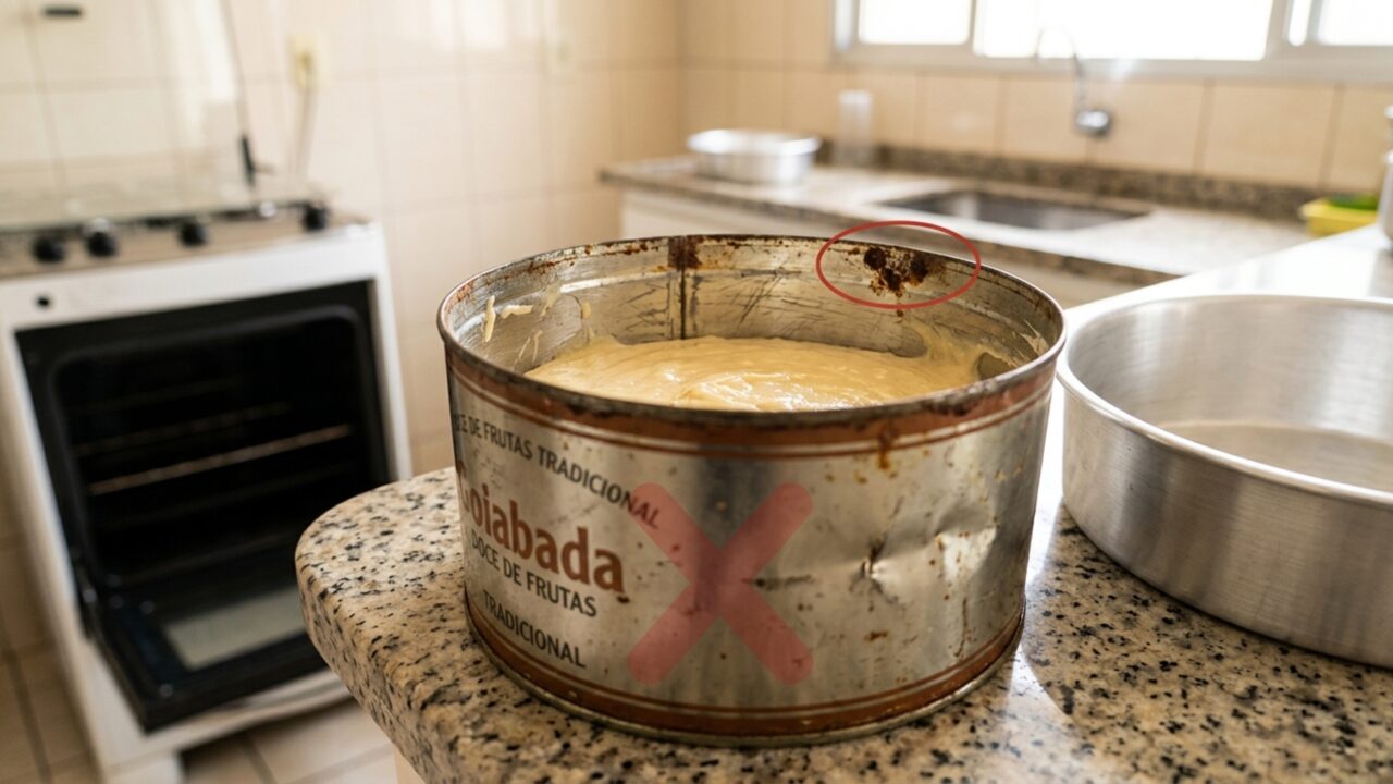 Latas velhas de doce de batata não podem ser usadas como forma no forno: entenda o motivo