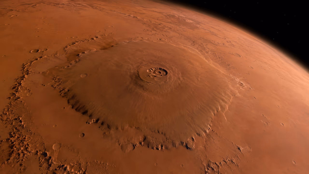 Olympus Mons faz o Everest parecer pequeno e ainda esconde um detalhe visual quase impossível
