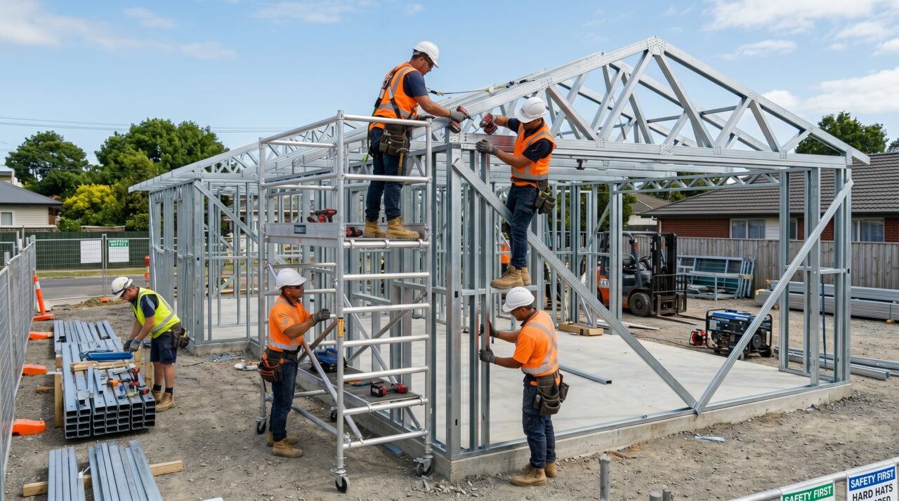Vantagens e funcionamento da construção a seco com Light Steel Frame.