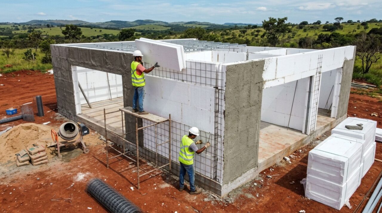 Diga adeus ao tijolo e cimento: alternativa econômica e eficaz vira opção mais rápida em 2026 para terminar construções de forma simples