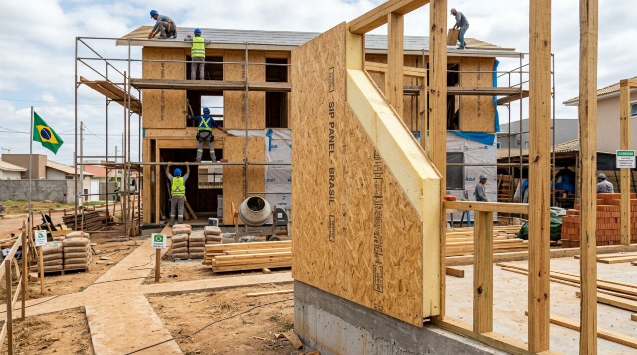 Casa construída em uma semana, sem cimento, promete economizar energia e dar adeus à alvenaria padrão