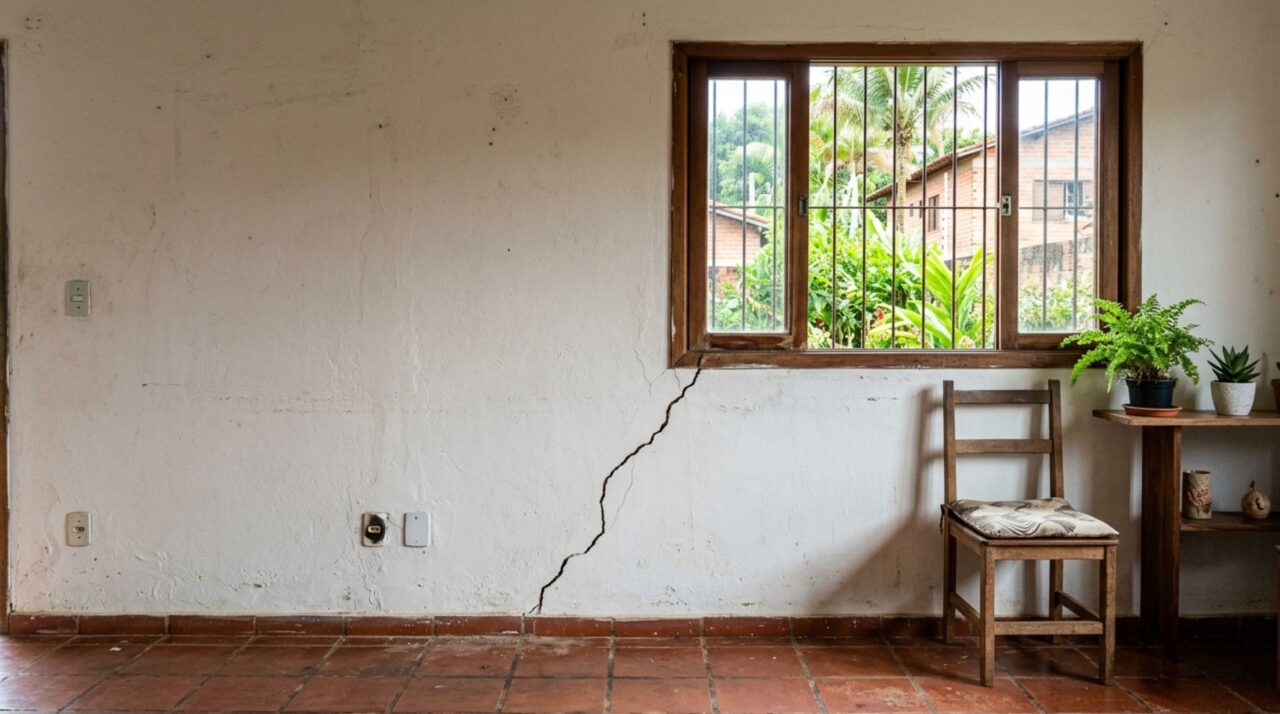 Trinca diagonal na parede: o que é e quando pode indicar um problema grave