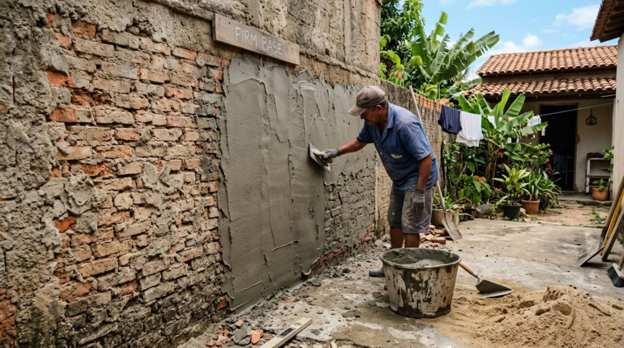 Como resolver reboco esfarelando com o toque, sem usar massa corrida e pintura nova